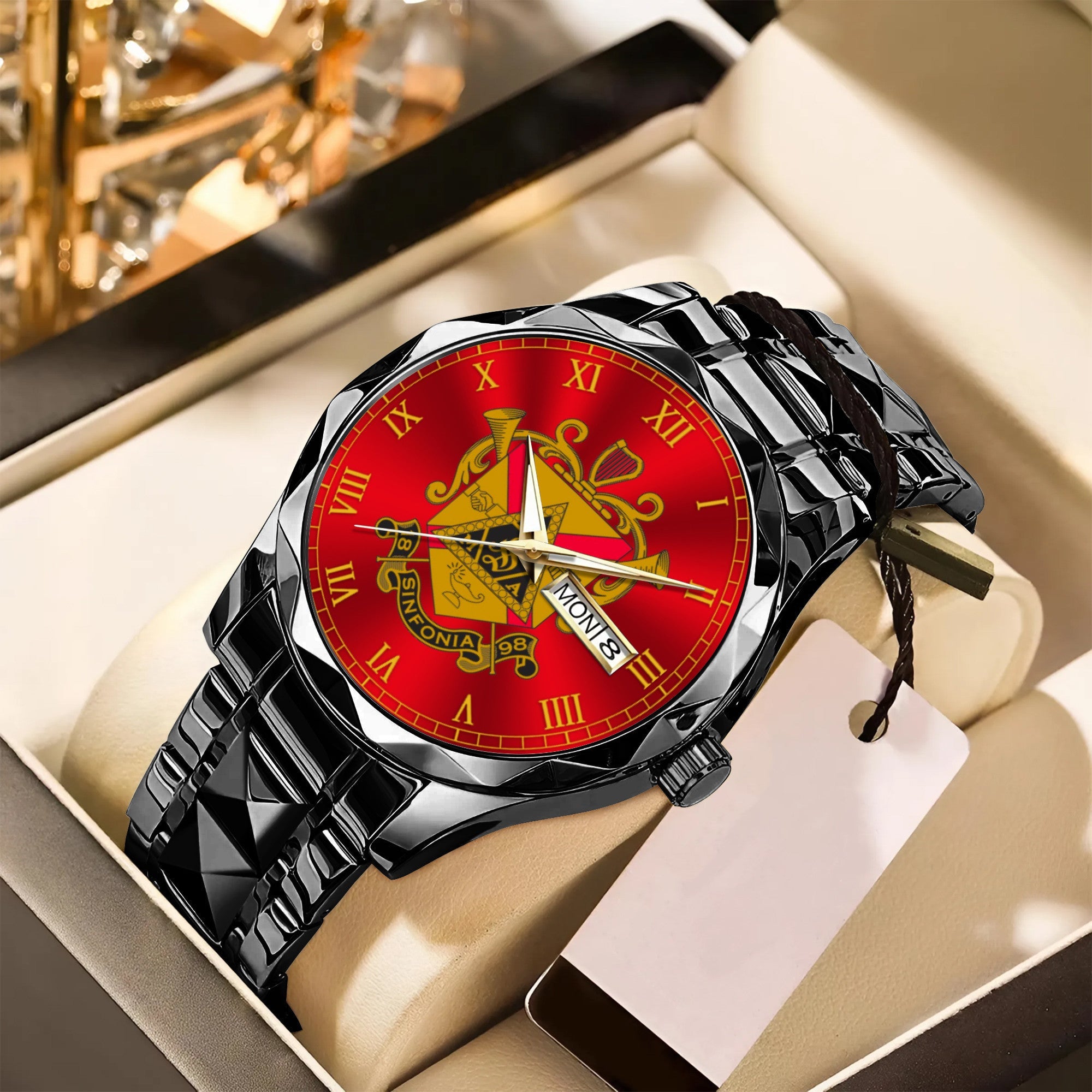 Greeklife Accessories - Phi Mu Alpha Sinfonia Alloy Luxury Quartz Watch A31