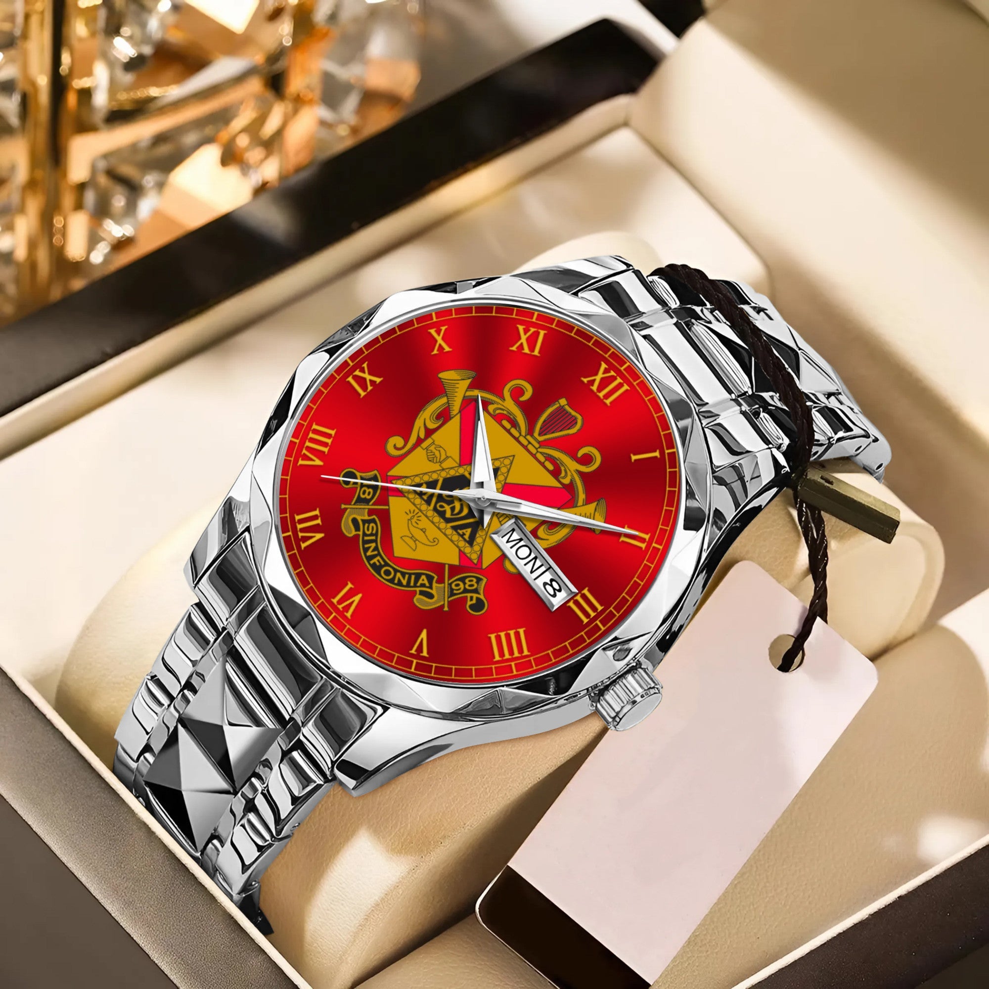 Greeklife Accessories - Phi Mu Alpha Sinfonia Alloy Luxury Quartz Watch A31