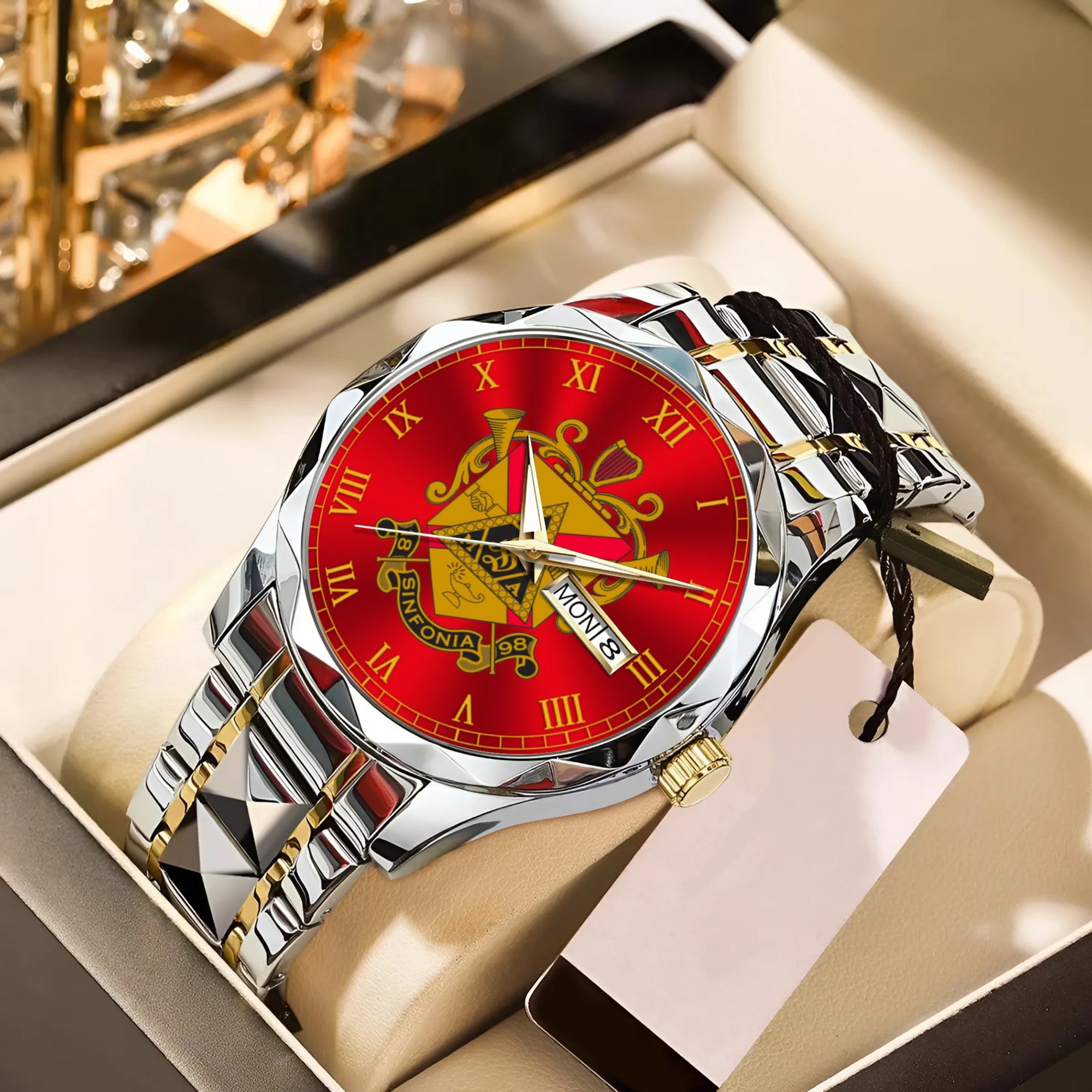 Greeklife Accessories - Phi Mu Alpha Sinfonia Alloy Luxury Quartz Watch A31
