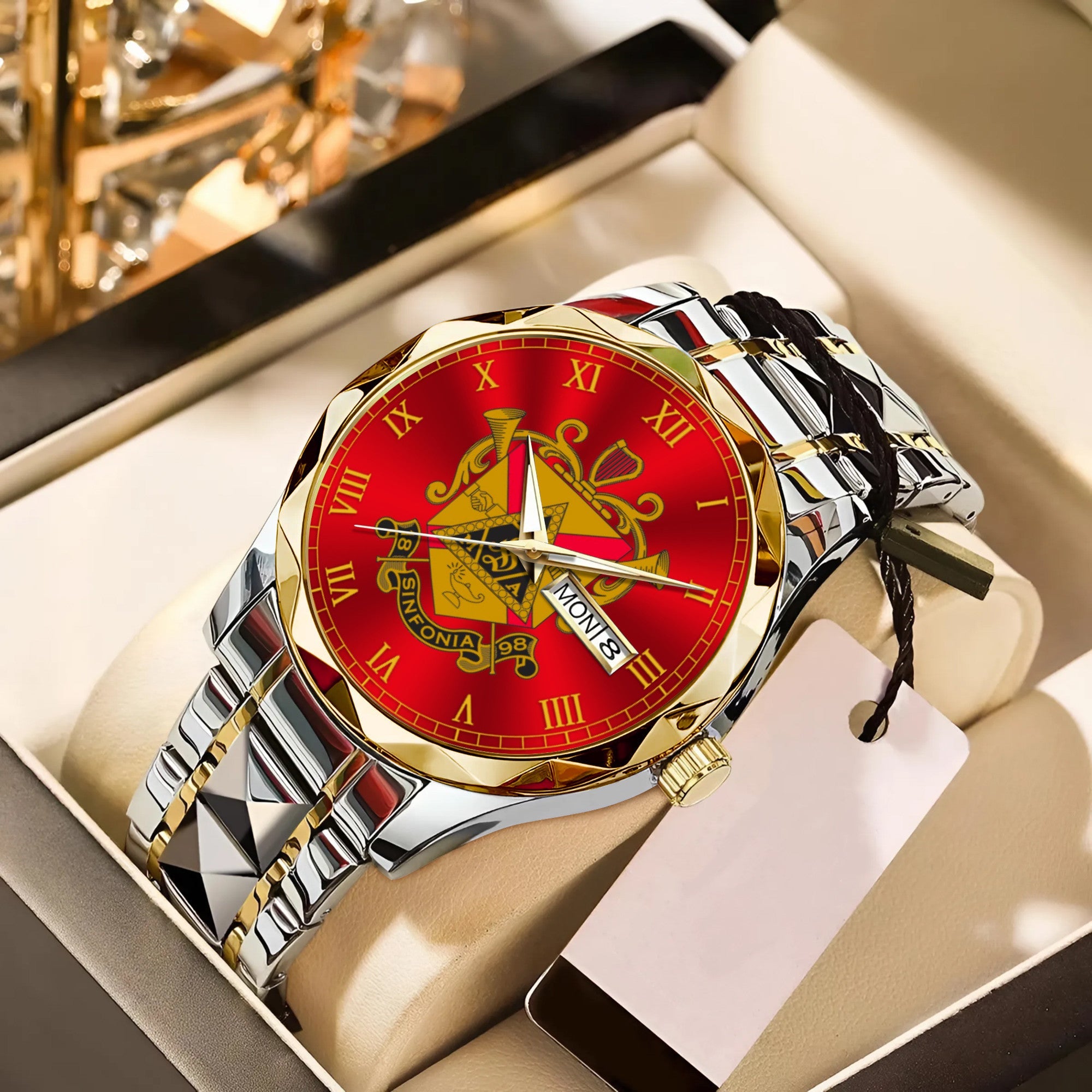 Greeklife Accessories - Phi Mu Alpha Sinfonia Alloy Luxury Quartz Watch A31