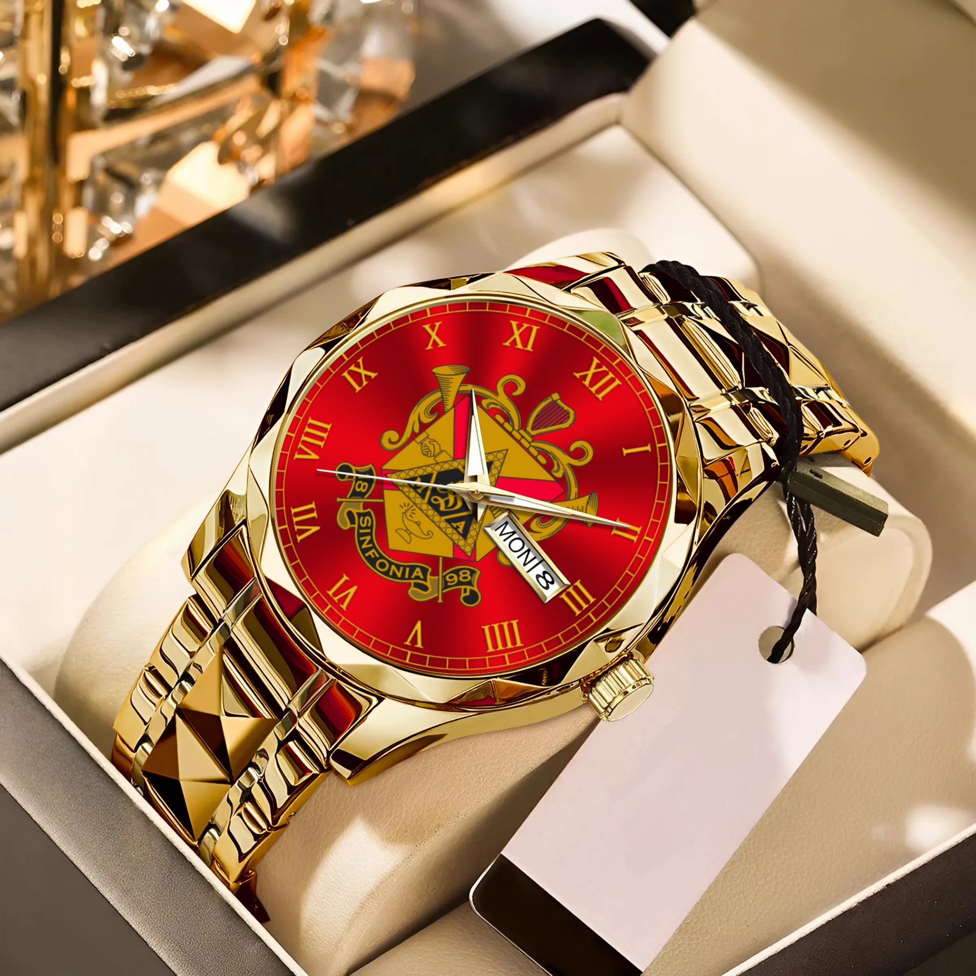 Greeklife Accessories - Phi Mu Alpha Sinfonia Alloy Luxury Quartz Watch A31