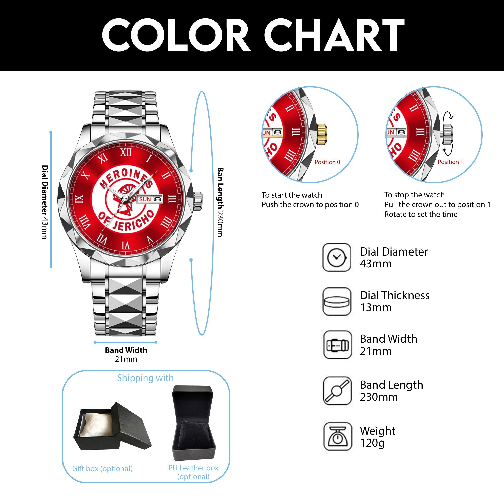 Greeklife Accessories - Heroines Of Jericho Alloy Luxury Quartz Watch A31