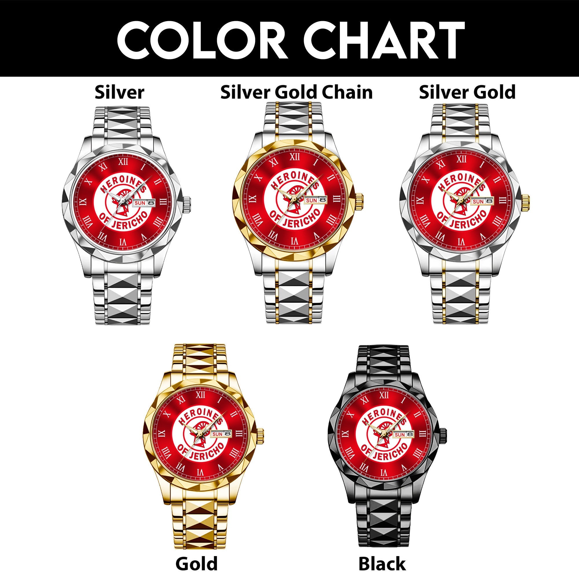 Greeklife Accessories - Heroines Of Jericho Alloy Luxury Quartz Watch A31
