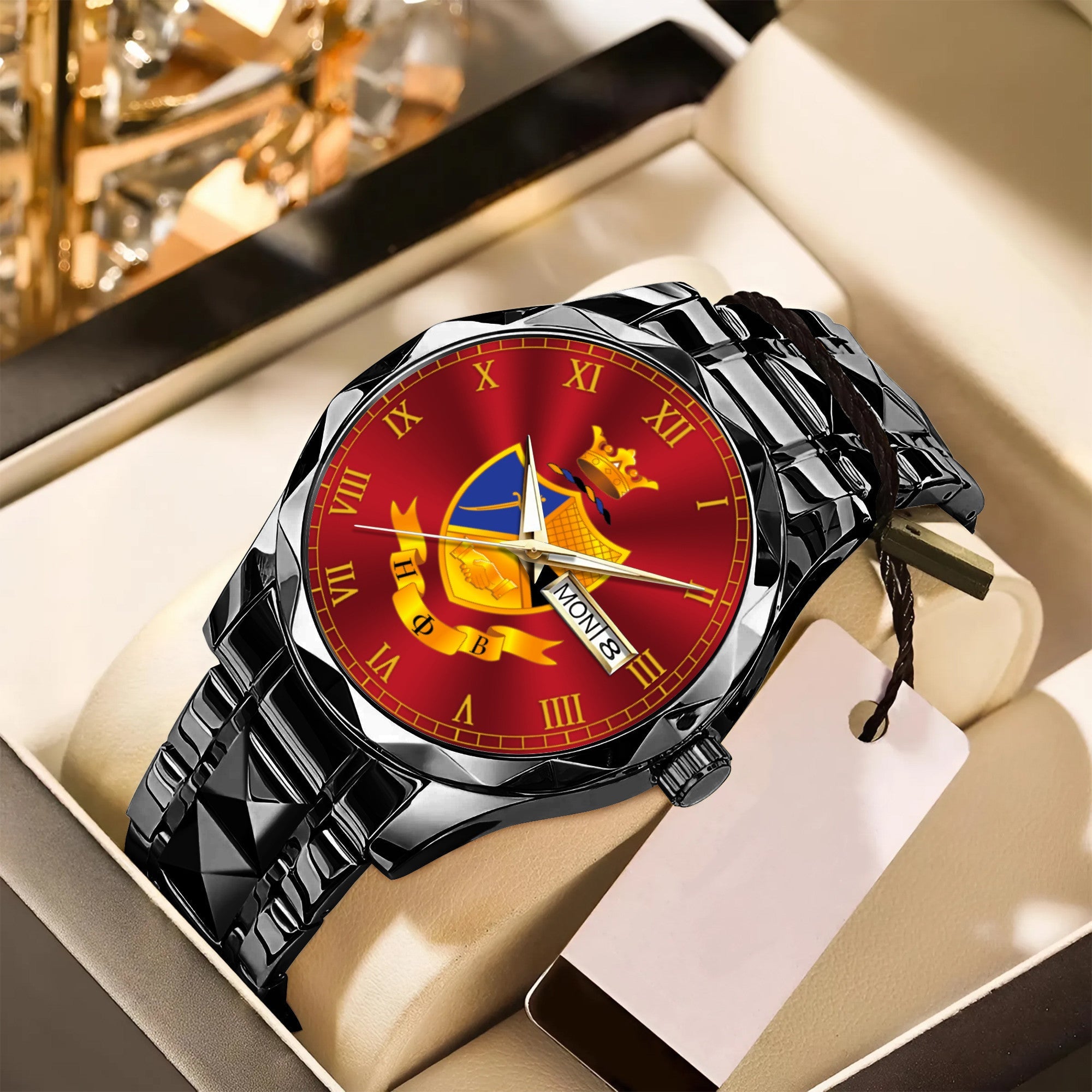 Greeklife Accessories - Eta Phi Beta Sorority Alloy Luxury Quartz Watch A31