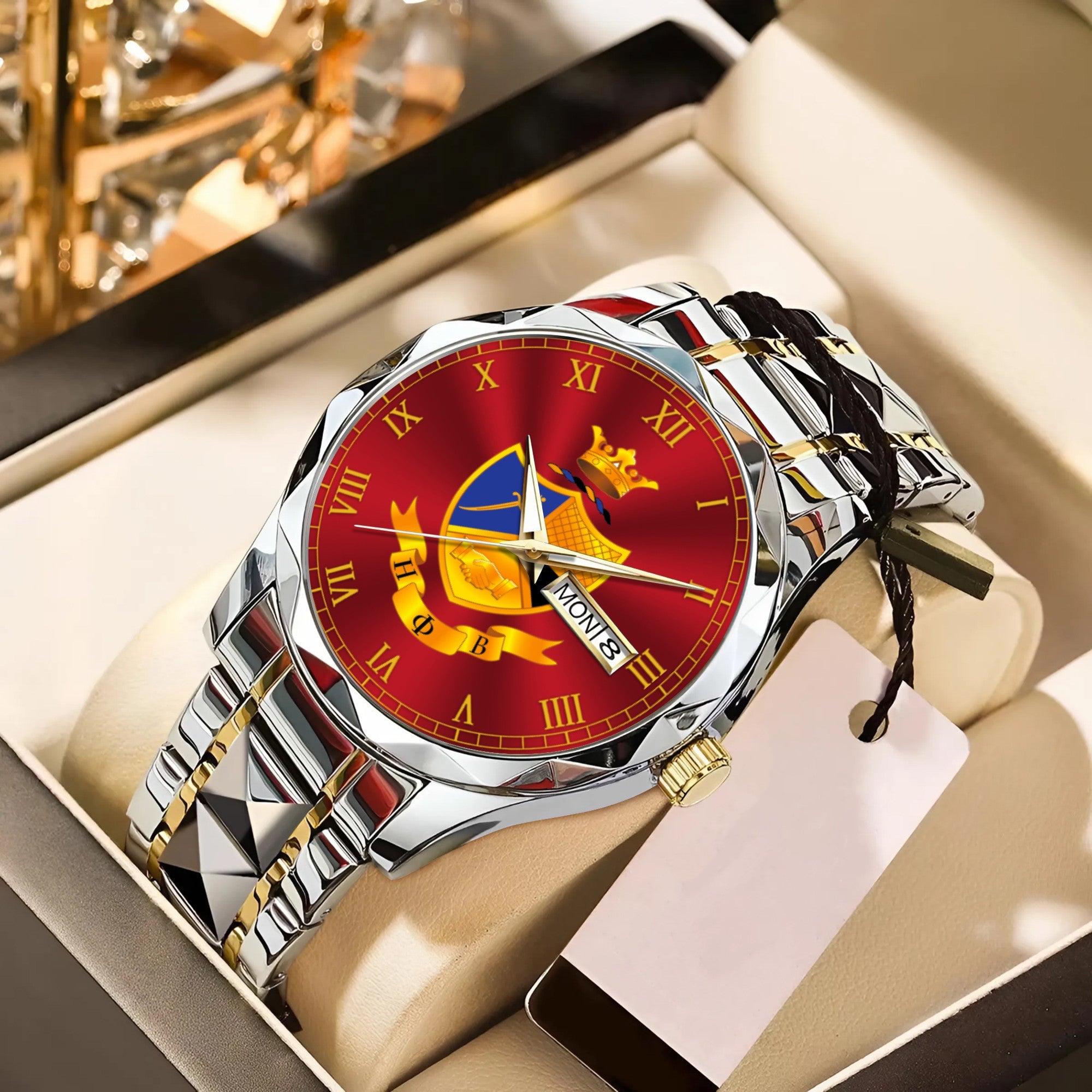 Greeklife Accessories - Eta Phi Beta Sorority Alloy Luxury Quartz Watch A31