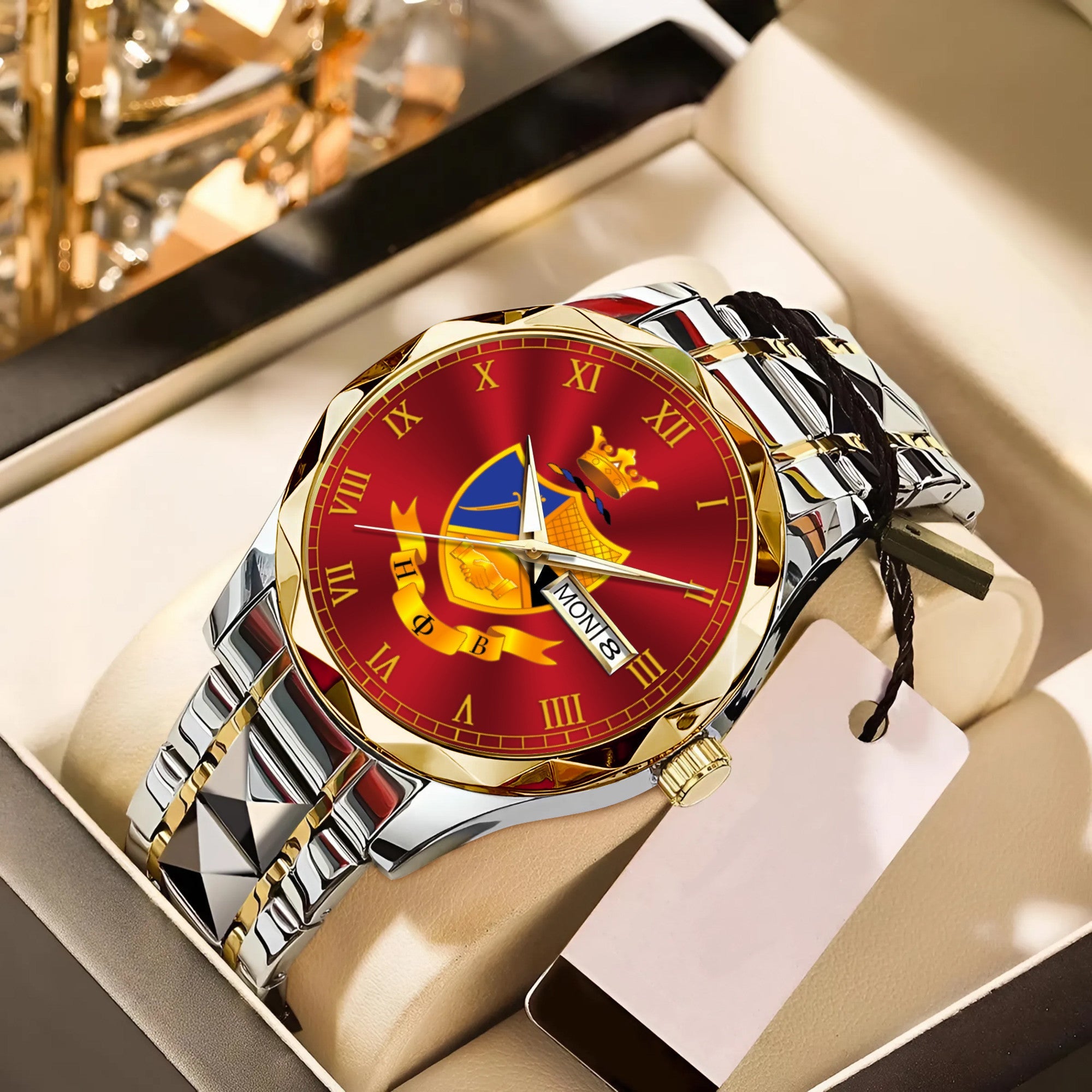 Greeklife Accessories - Eta Phi Beta Sorority Alloy Luxury Quartz Watch A31