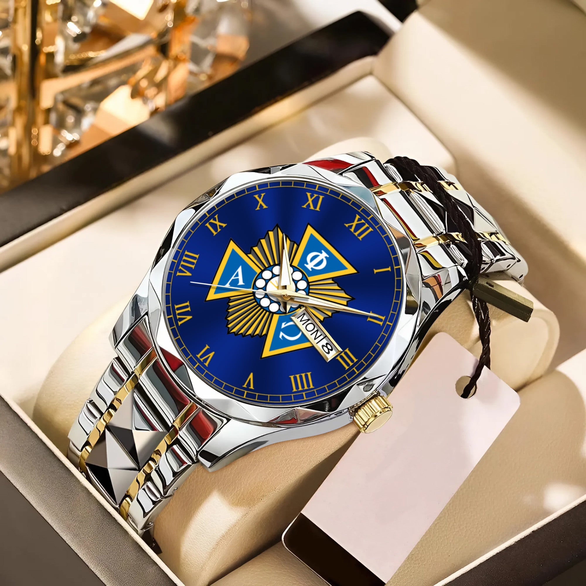 Greeklife Accessories - Alpha Phi Omega Alloy Luxury Quartz Watch A31