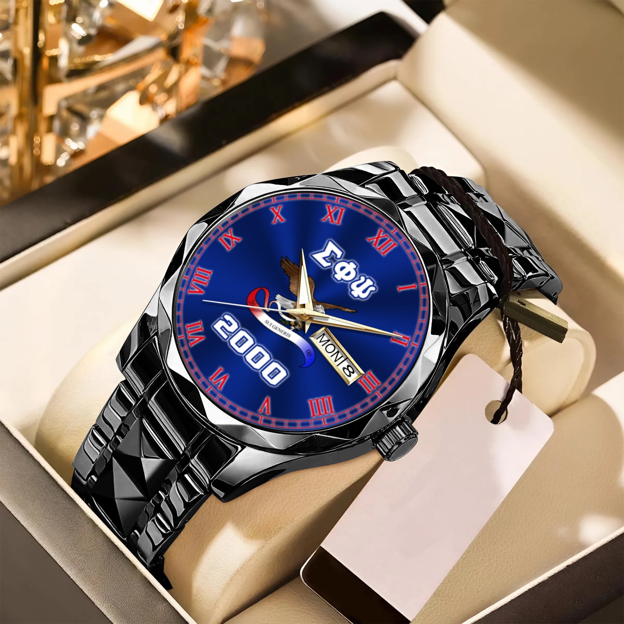 Greeklife Accessories - Sigma Phi Psi Military Sorority Eagle Alloy Luxury Quartz Watch A31