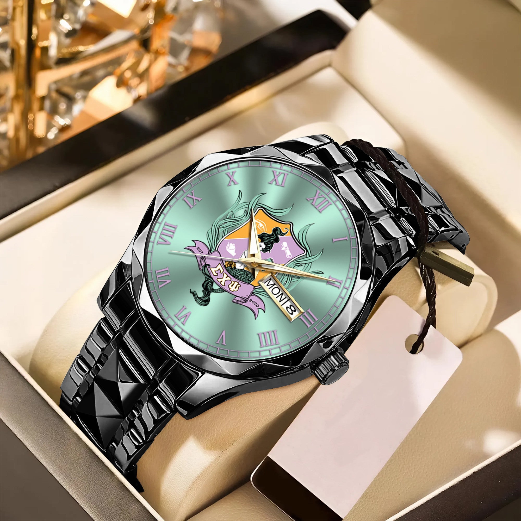 Greeklife Accessories - Sigma Chi Psi Sorority Alloy Luxury Quartz Watch A31