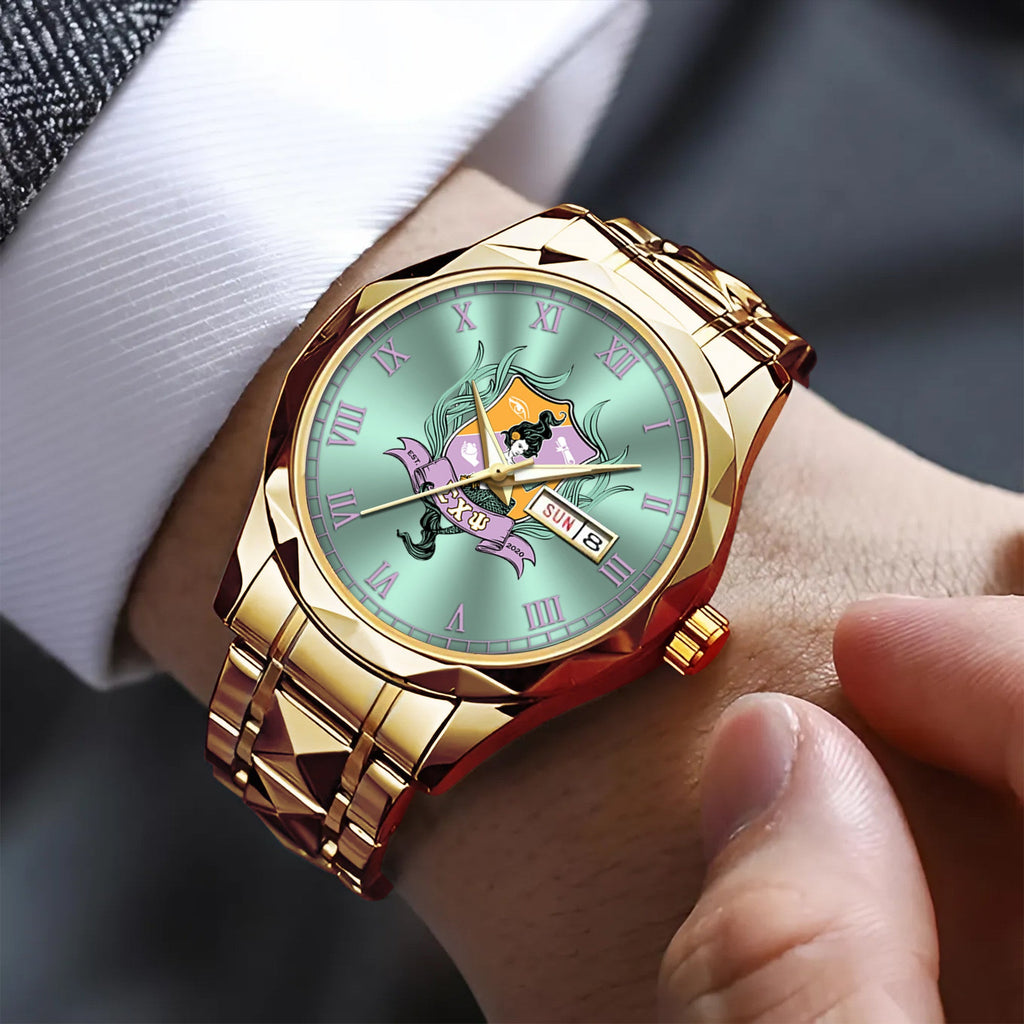 Greeklife Accessories - Sigma Chi Psi Sorority Alloy Luxury Quartz Watch A31