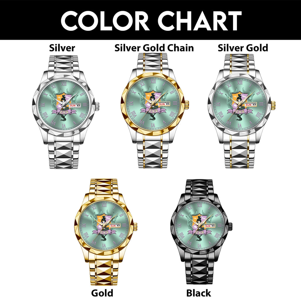Greeklife Accessories - Sigma Chi Psi Sorority Alloy Luxury Quartz Watch A31