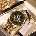 Greeklife Accessories - Freemasonry Prince Hall Black Alloy Luxury Quartz Watch A31