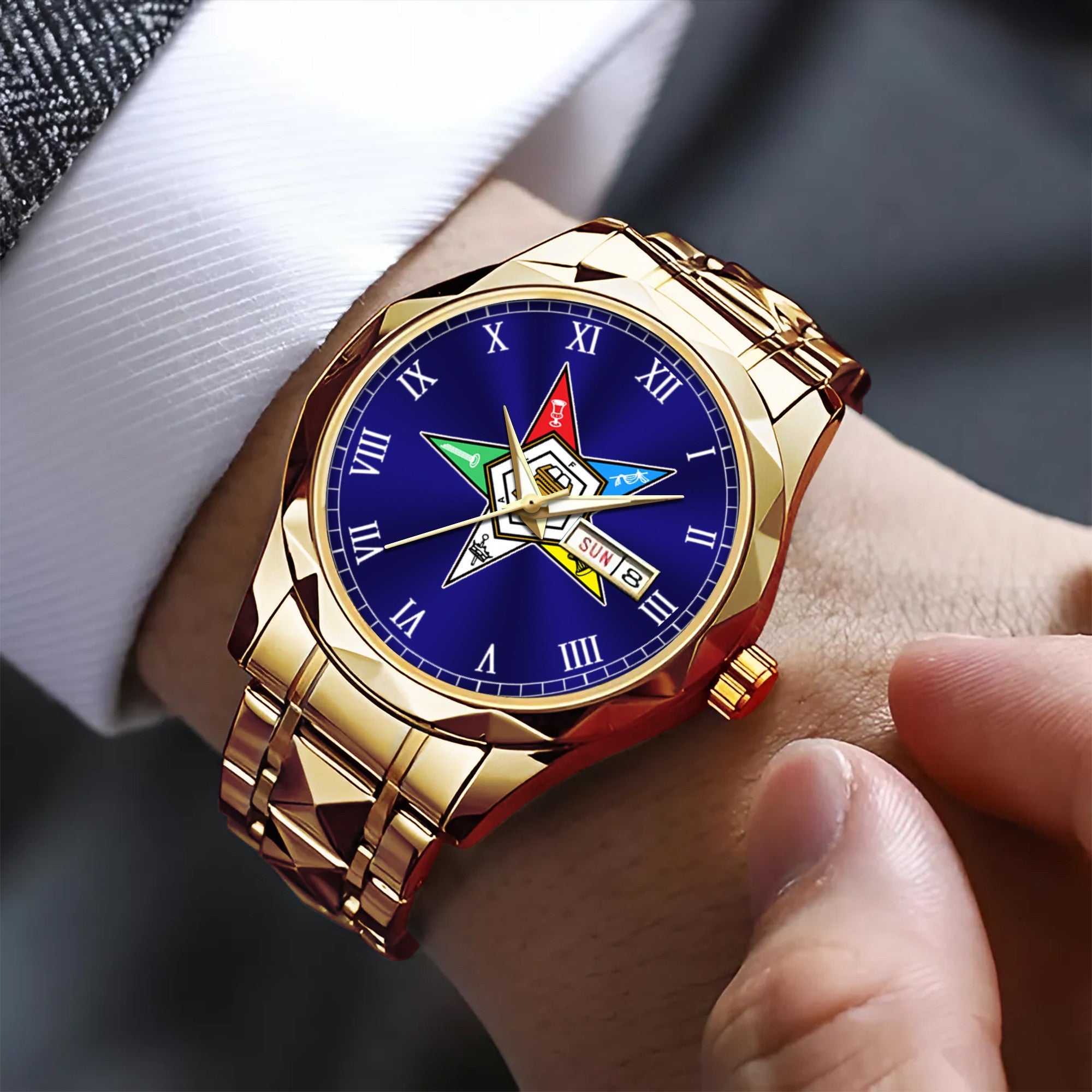 Greeklife Accessories - Order of the Eastern Star Alloy Luxury Quartz Watch A31