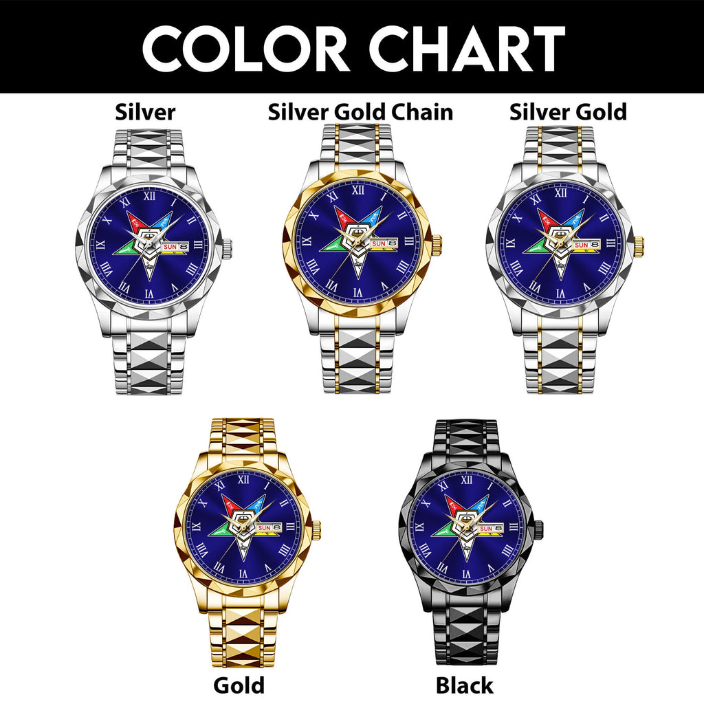 Greeklife Accessories - Order of the Eastern Star Alloy Luxury Quartz Watch A31