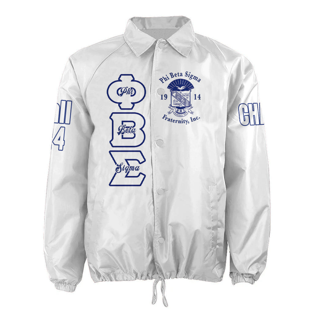 (Personalized) Sigmas 1914 Bleed Blue Crossing Line Jacket