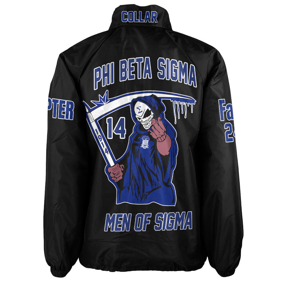 (Personalized) Sigmas 1914 Bleed Blue Crossing Line Jacket