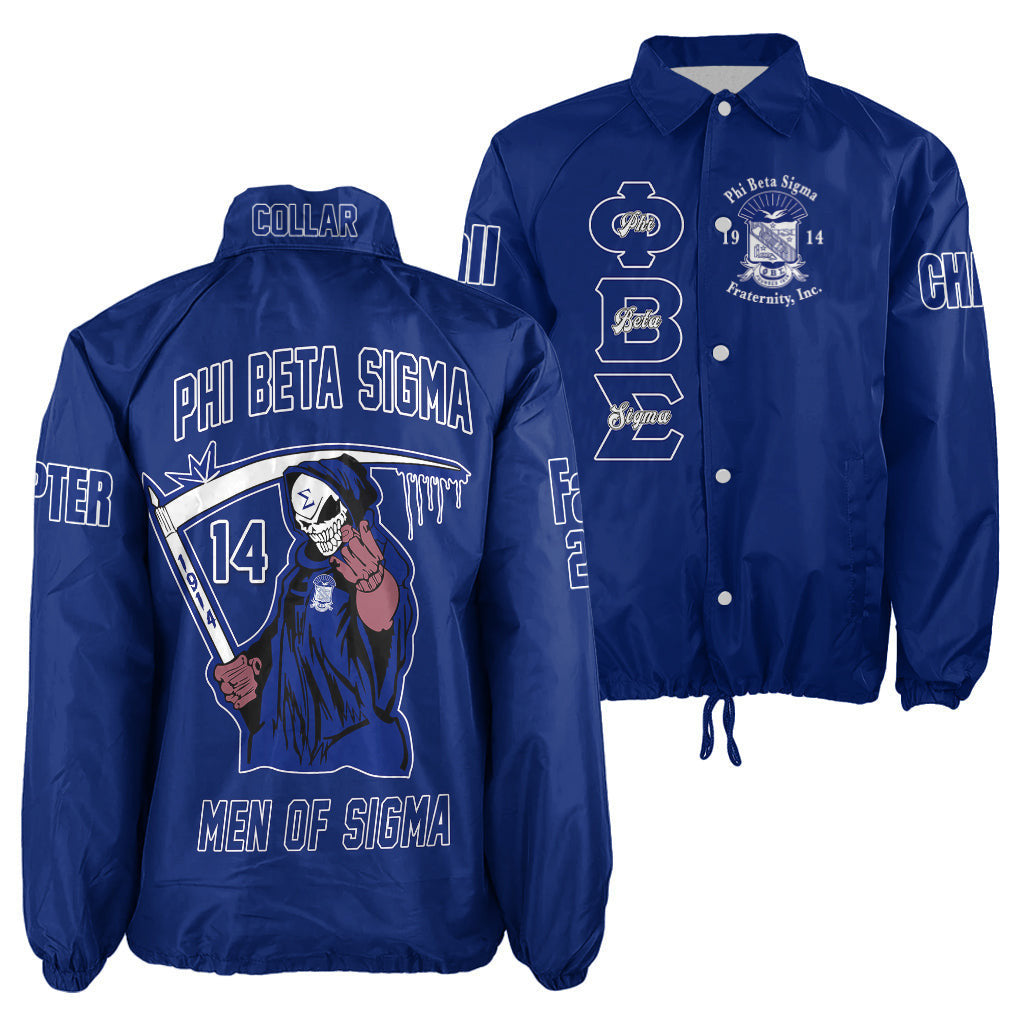 (Personalized) Sigmas 1914 Bleed Blue Crossing Line Jacket