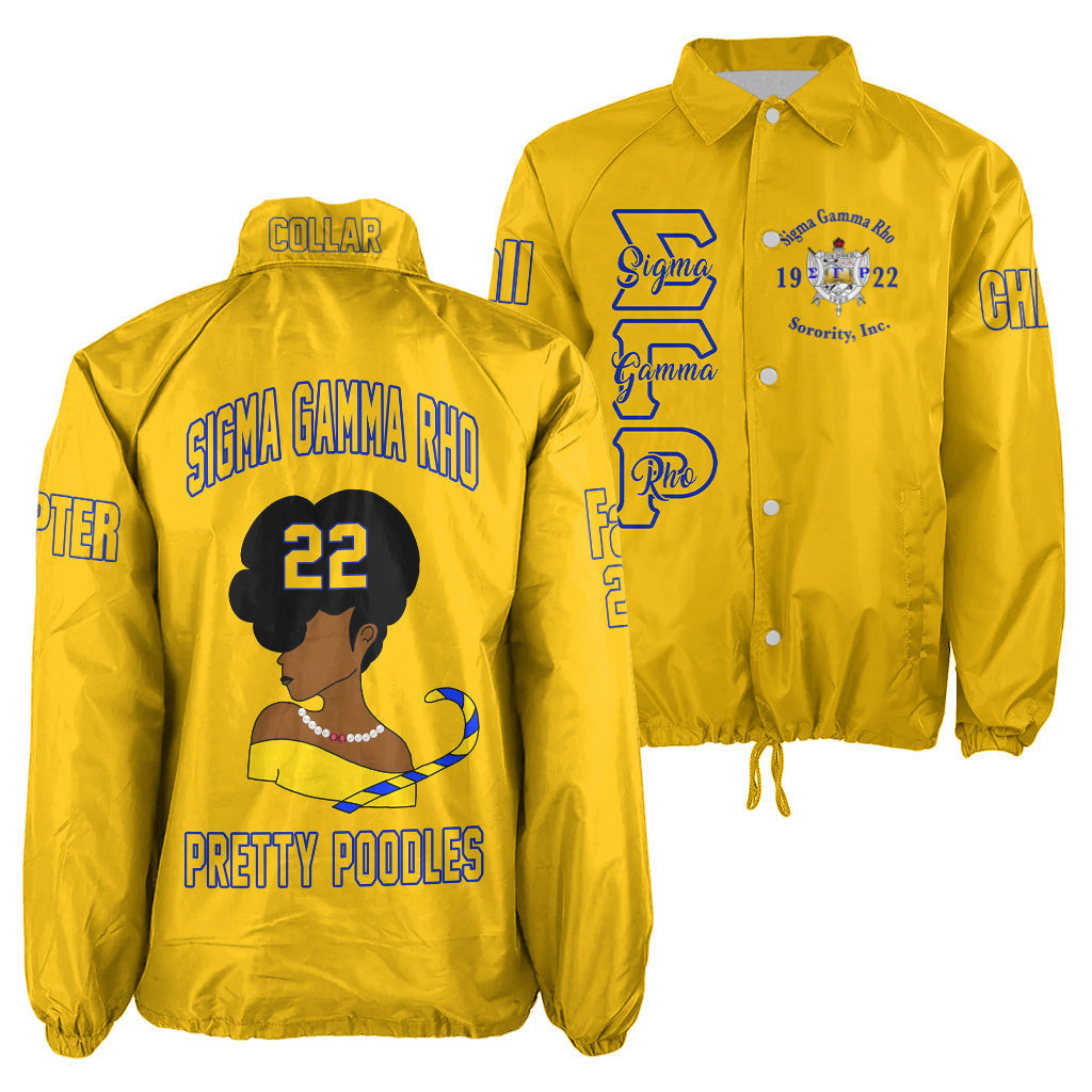 (Personalized) SGRhos 1922 Lady Sigmas Crossing Line Jacket