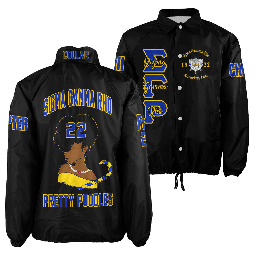 (Custom) Africazone Jacket - Sigma Gamma Rho Sorority Lady Sigmas Crossing Jacket A31