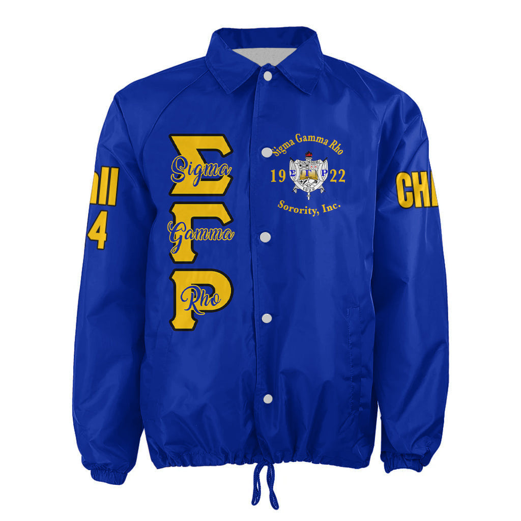 (Personalized) SGRhos 1922 Lady Sigmas Crossing Line Jacket
