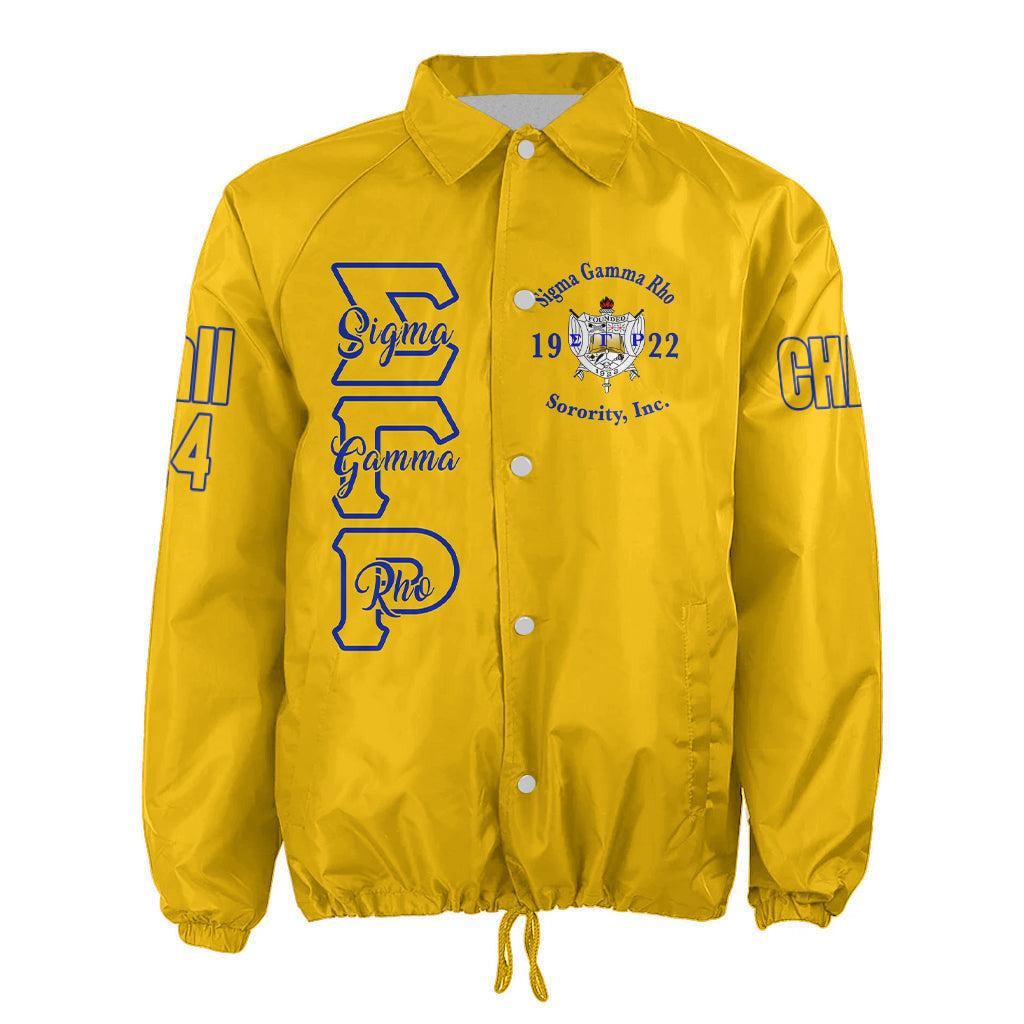 (Custom) Africazone Jacket - Sigma Gamma Rho Sorority Lady Sigmas Crossing Jacket A31