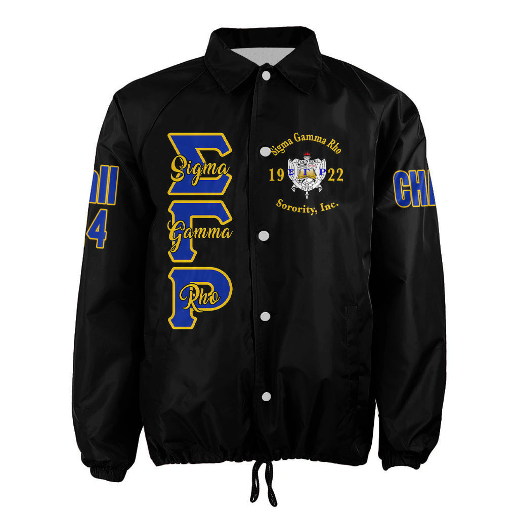 (Custom) Africazone Jacket - Sigma Gamma Rho Sorority Lady Sigmas Crossing Jacket A31