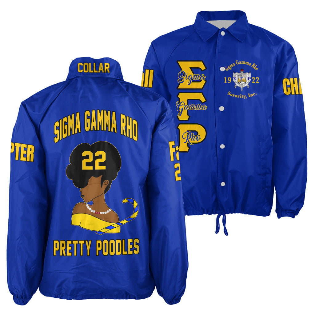 (Personalized) SGRhos 1922 Lady Sigmas Crossing Line Jacket