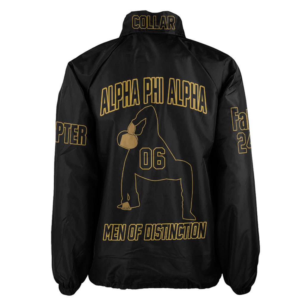 (Custom) Africazone Jacket - Alpha Phi Alpha Fraternity Ape Crossing Jacket A31