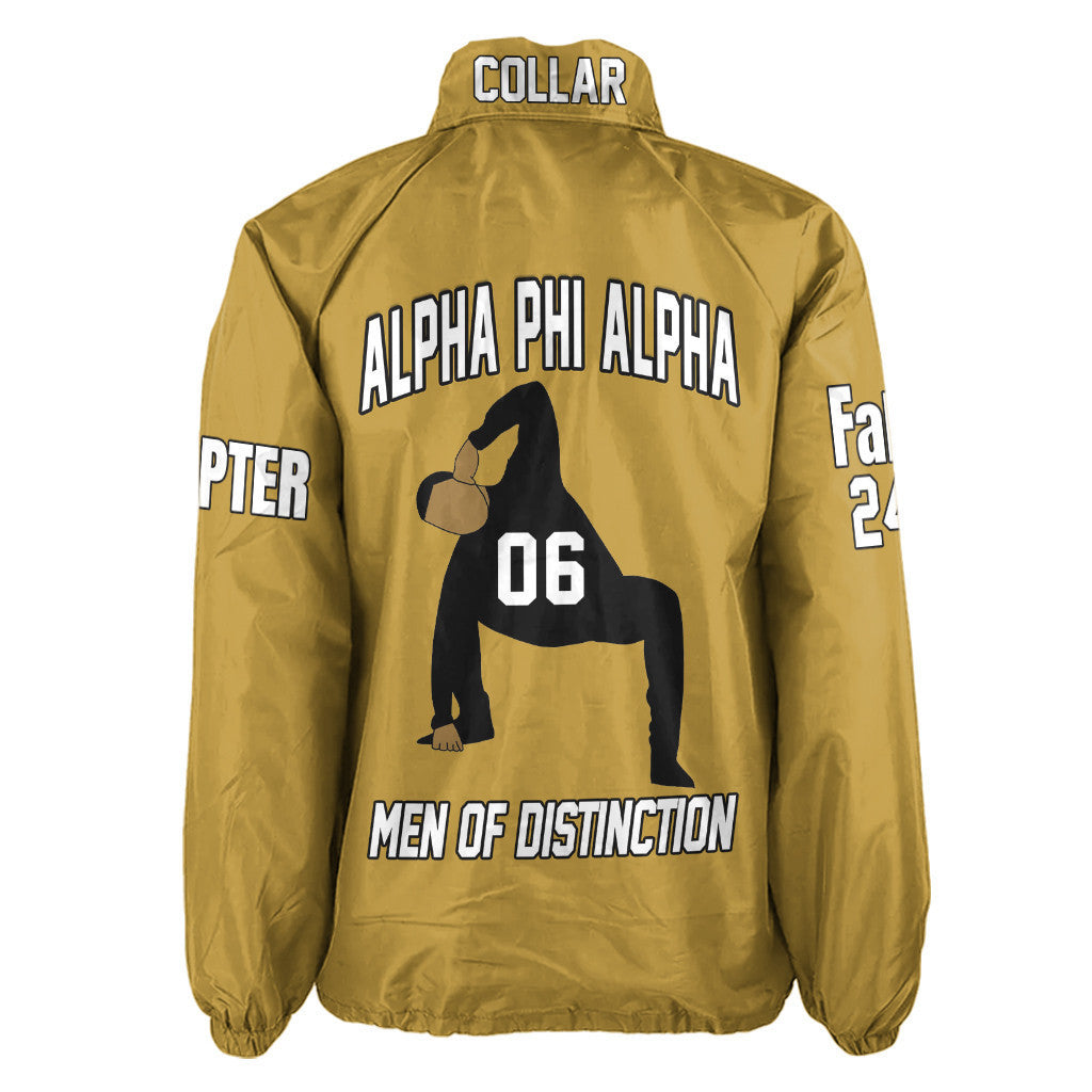 (Custom) Africazone Jacket - Alpha Phi Alpha Fraternity Ape Crossing Jacket A31