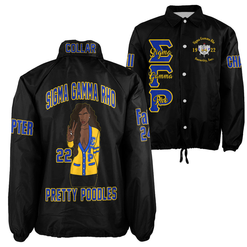 (Custom) Africazone Jacket - Sigma Gamma Rho Sorority Crossing Jacket A31