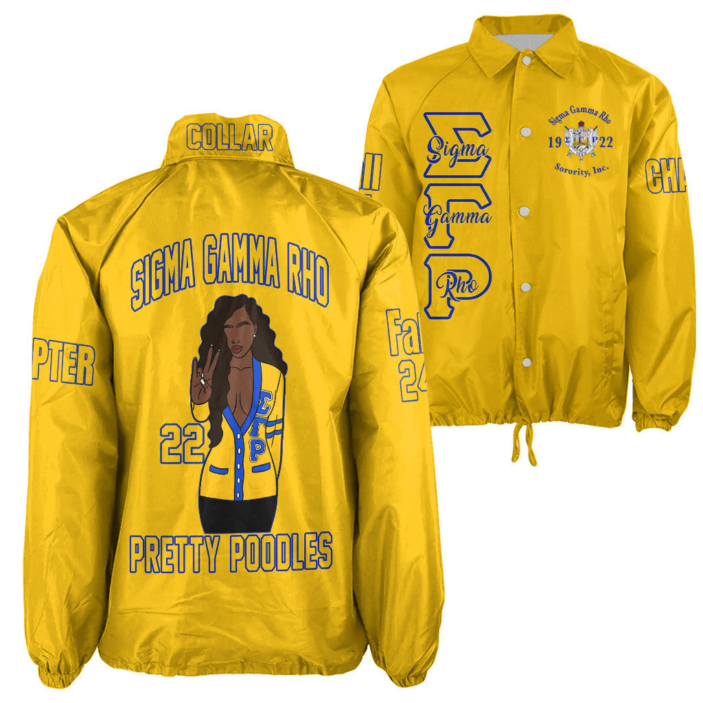 (Custom) Africazone Jacket - Sigma Gamma Rho Sorority Crossing Jacket A31