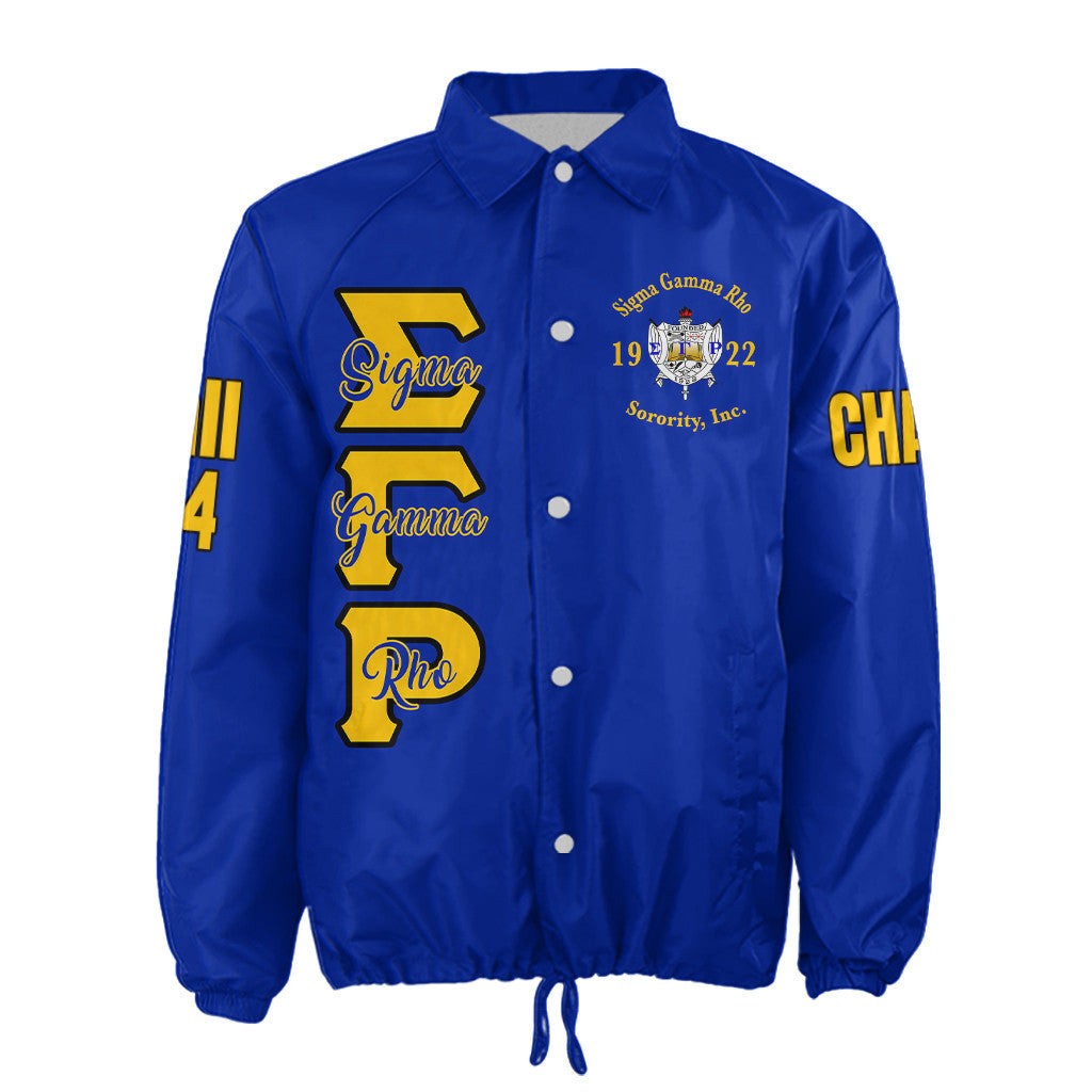 (Custom) Africazone Jacket - Sigma Gamma Rho Sorority Crossing Jacket A31