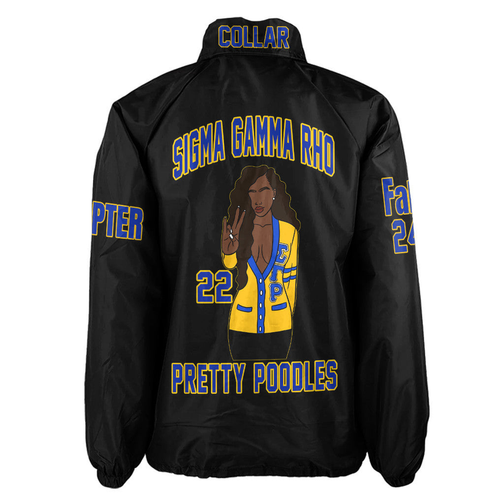 (Custom) Africazone Jacket - Sigma Gamma Rho Sorority Crossing Jacket A31