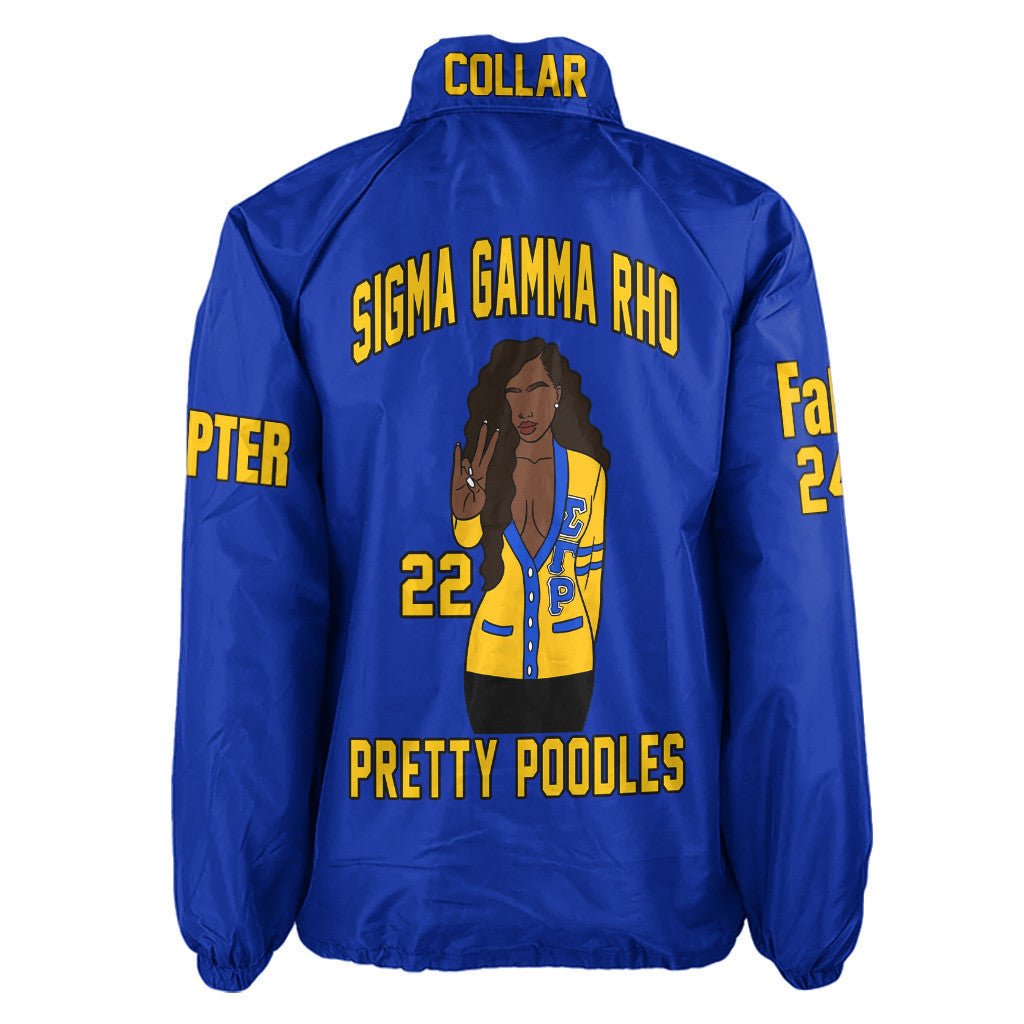 (Personalized) SGRhos 1922 Sigma Women Crossing Line Jacket