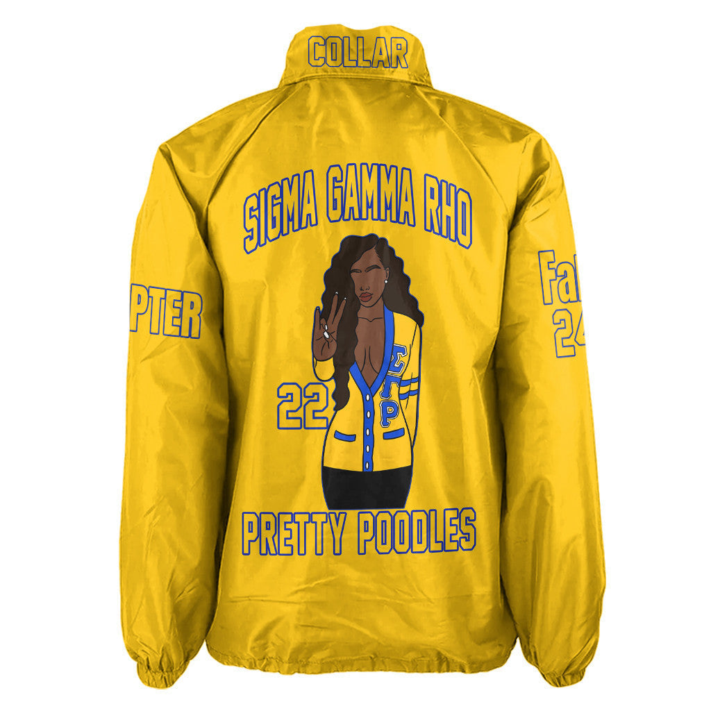 (Personalized) SGRhos 1922 Sigma Women Crossing Line Jacket