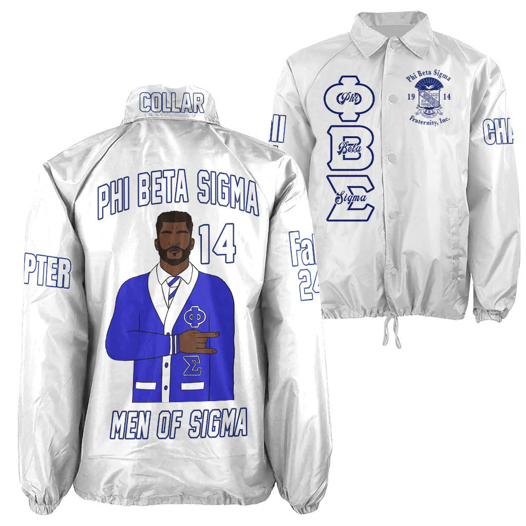 (Custom) Africazone Jacket - Phi Beta Sigma Fraternity Crossing Jacket A31