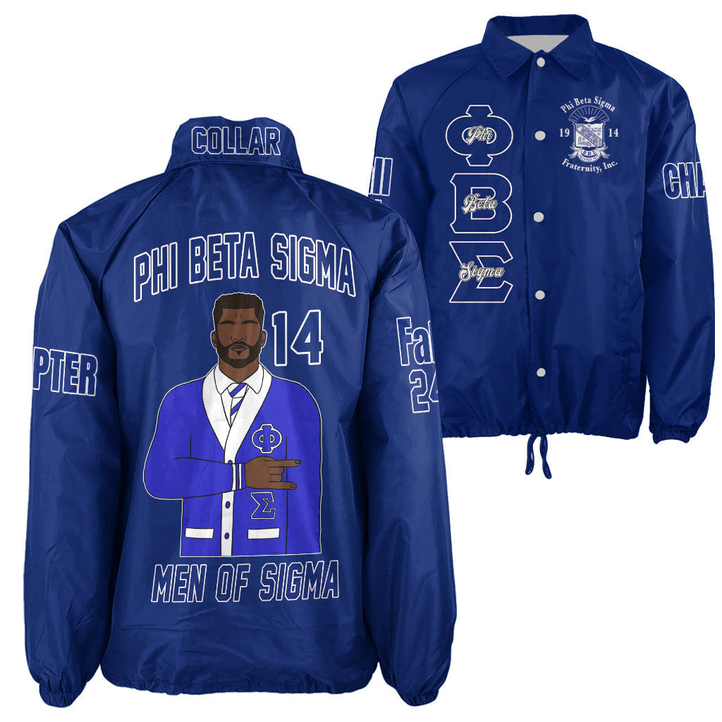 (Custom) Africazone Jacket - Phi Beta Sigma Fraternity Crossing Jacket A31