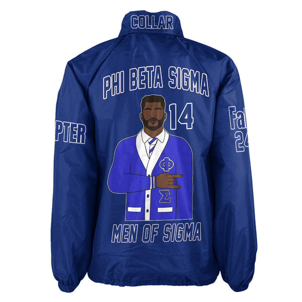 (Personalized) Men of Sigmas 1914 Crossing Line Jacket