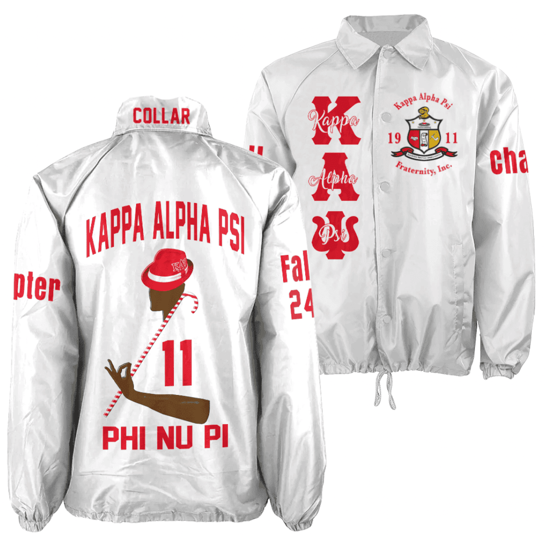 (Custom) Africazone Jacket - KAP Nupe Fraternity Handsign Crossing Jacket A31