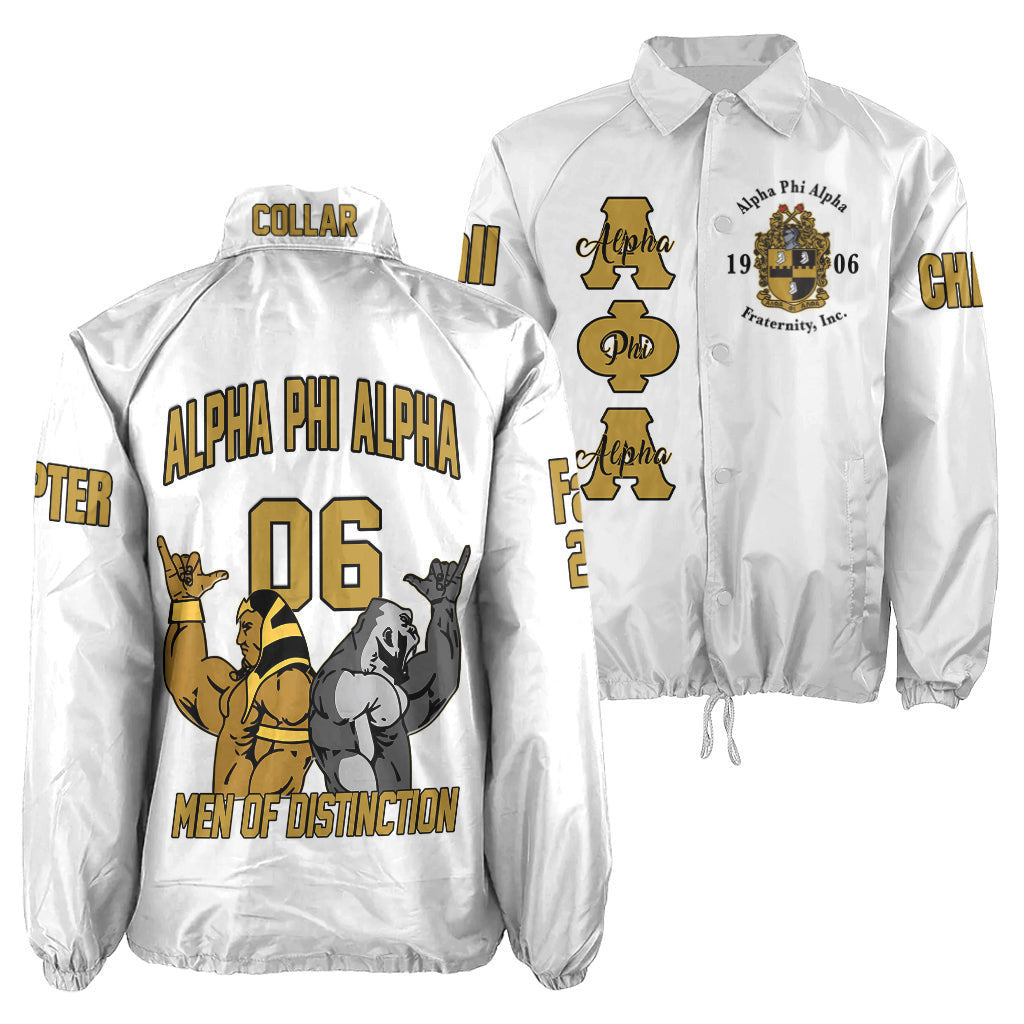 (Custom) Greeklife Jacket - Alpha Phi Alpha Fraternity Handsign Crossing Jacket A311