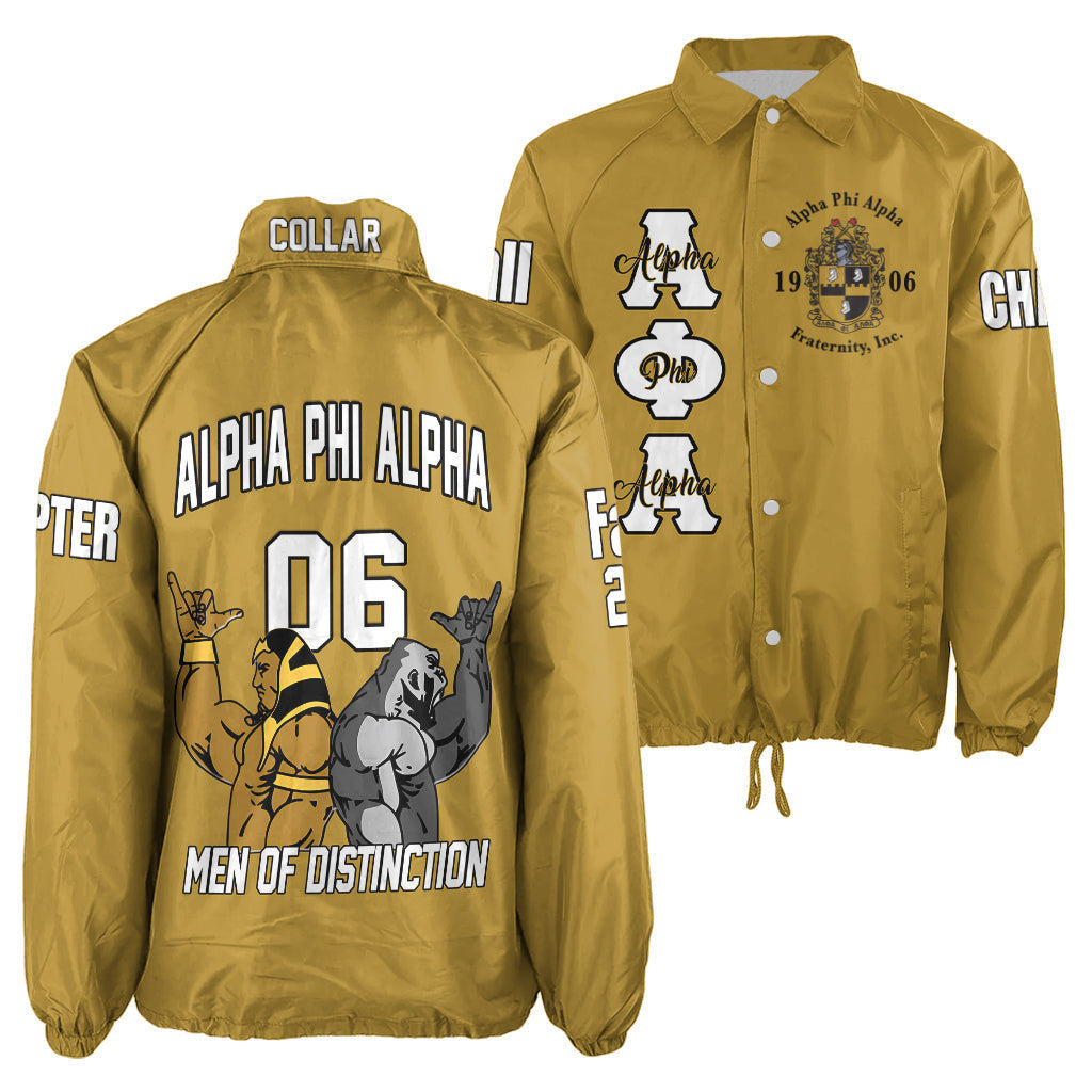 (Custom) Greeklife Jacket - Alpha Phi Alpha Fraternity Handsign Crossing Jacket A311