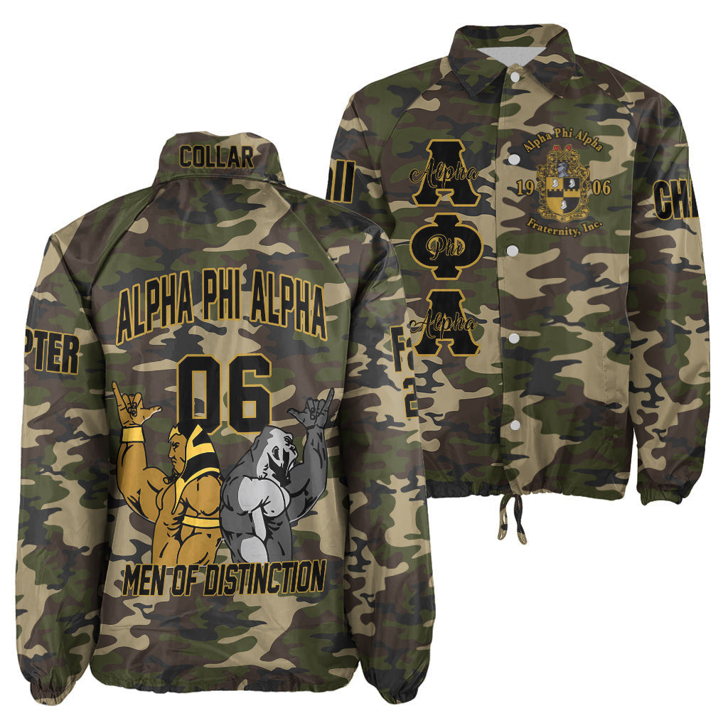 (Custom) Greeklife Jacket - Alpha Phi Alpha Fraternity Handsign Crossing Jacket A311