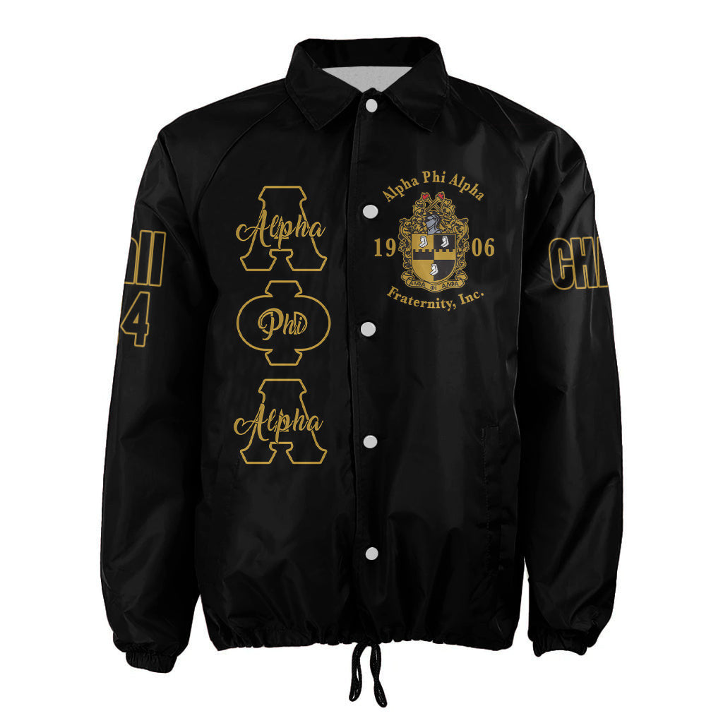 (Custom) Greeklife Jacket - Alpha Phi Alpha Fraternity Handsign Crossing Jacket A311
