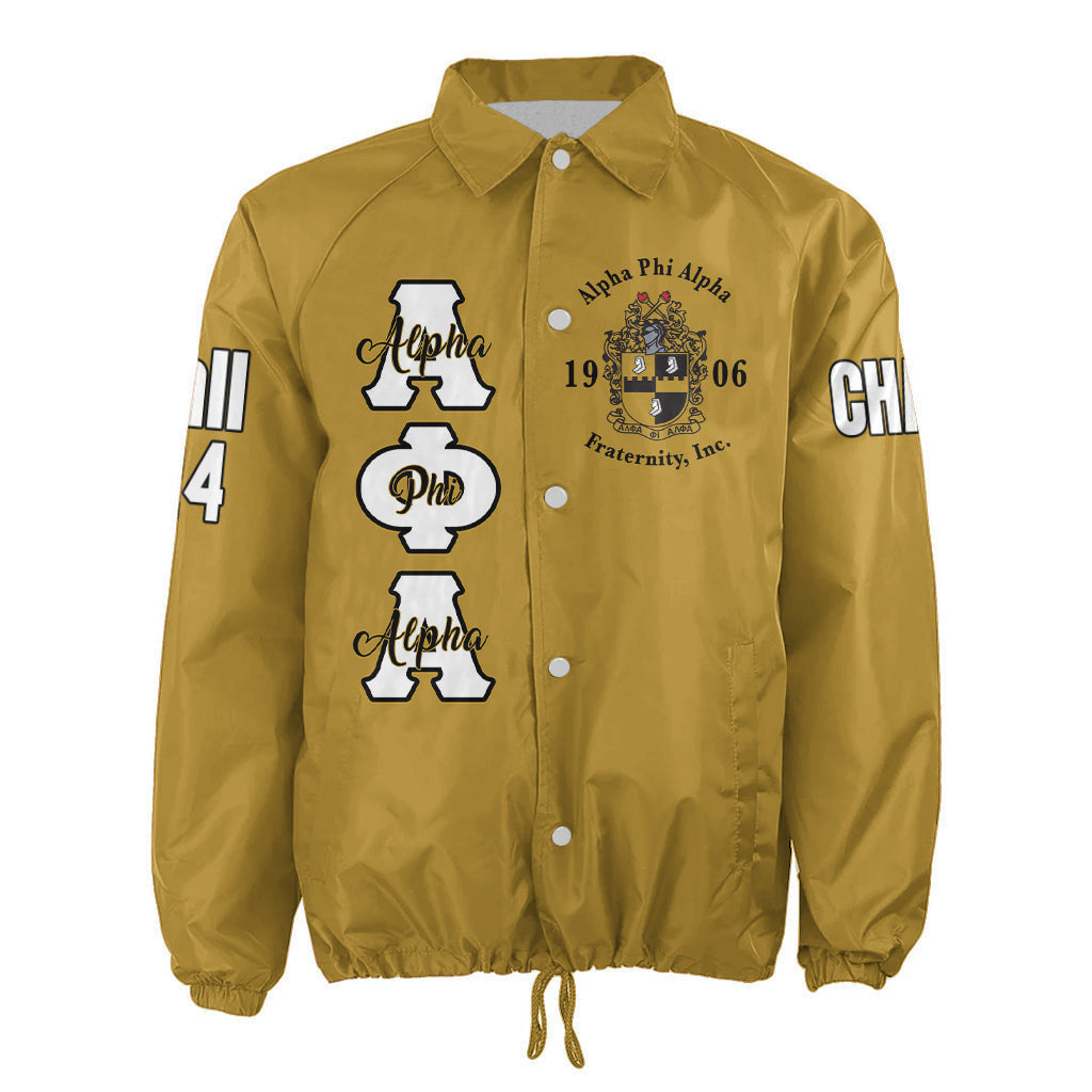 (Custom) Greeklife Jacket - Alpha Phi Alpha Fraternity Handsign Crossing Jacket A311