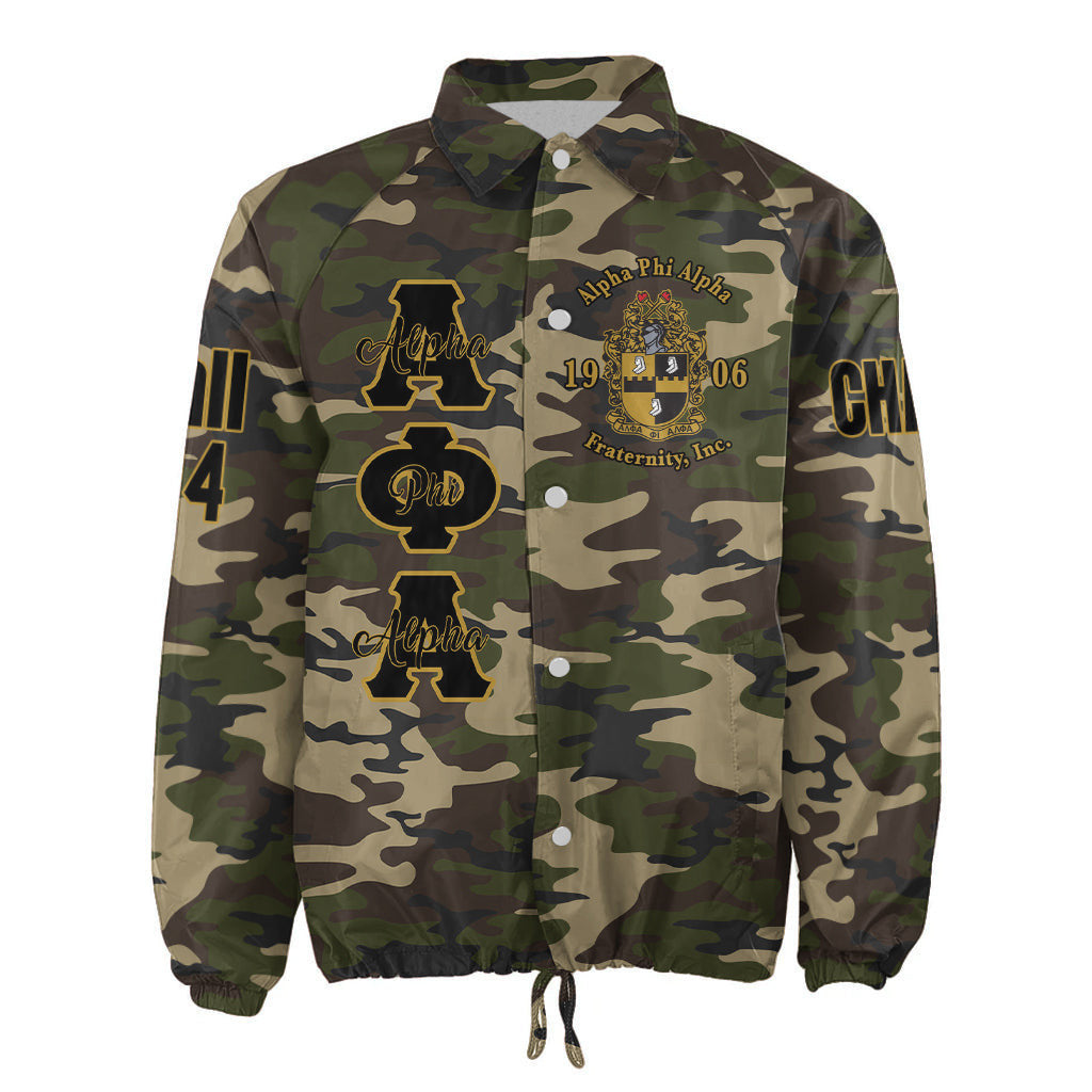 (Custom) Greeklife Jacket - Alpha Phi Alpha Fraternity Handsign Crossing Jacket A311