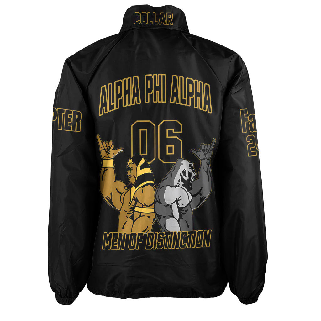 (Custom) Greeklife Jacket - Alpha Phi Alpha Fraternity Handsign Crossing Jacket A311
