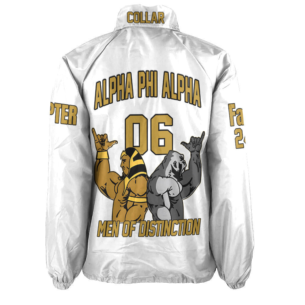 (Custom) Greeklife Jacket - Alpha Phi Alpha Fraternity Handsign Crossing Jacket A311