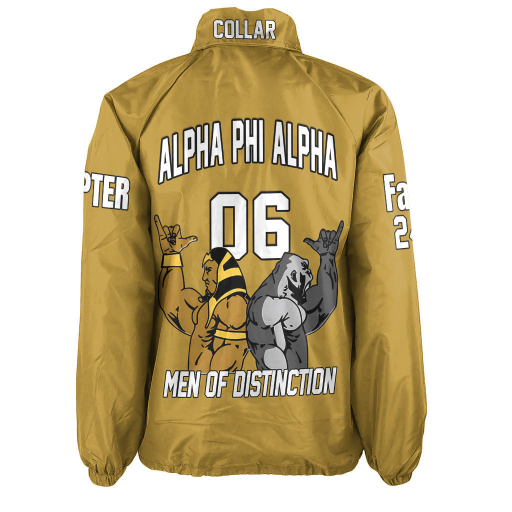 (Custom) Greeklife Jacket - Alpha Phi Alpha Fraternity Handsign Crossing Jacket A311