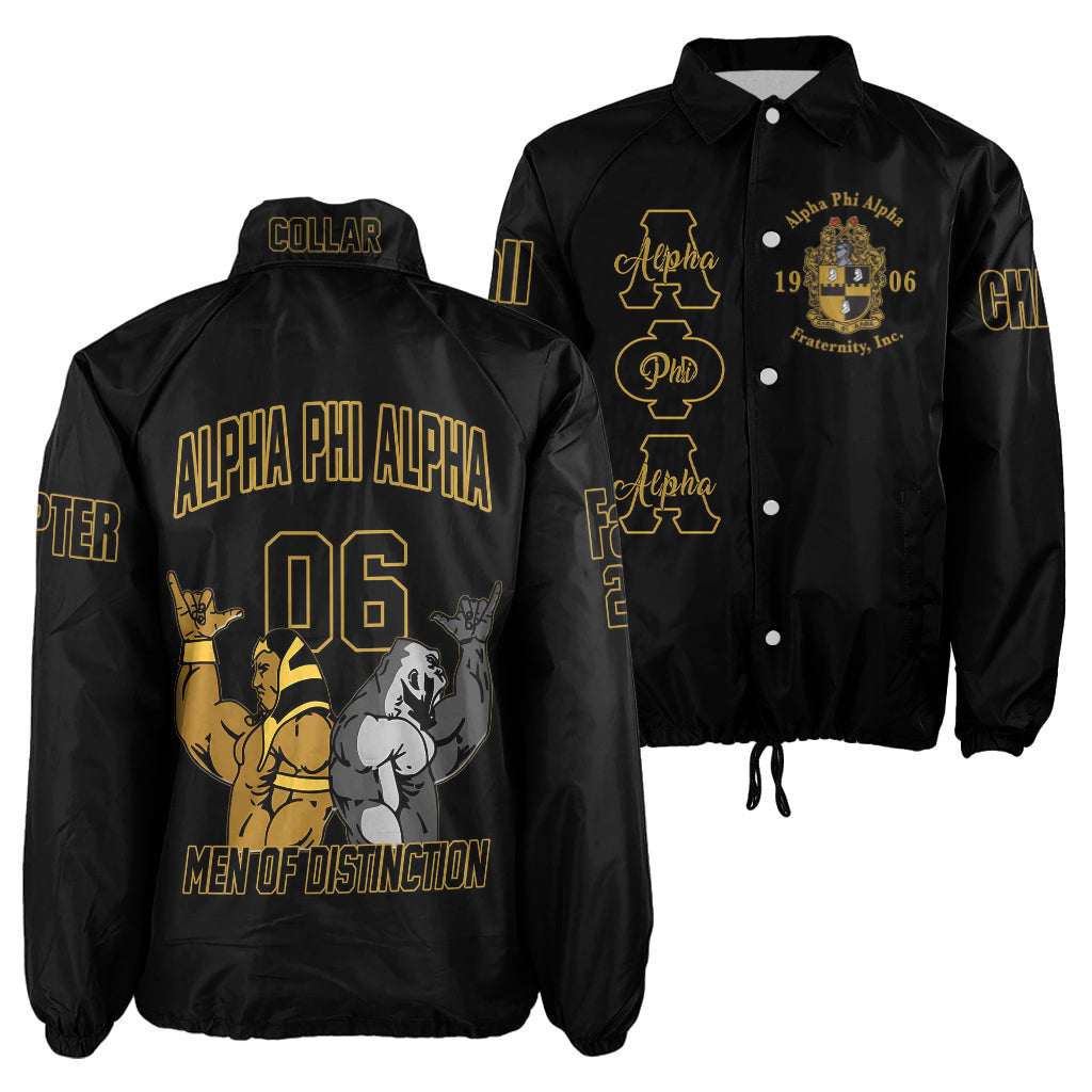 (Custom) Getteestore Jacket - Alpha Phi Alpha Fraternity Handsign Crossing Jacket A31 | Africazone1