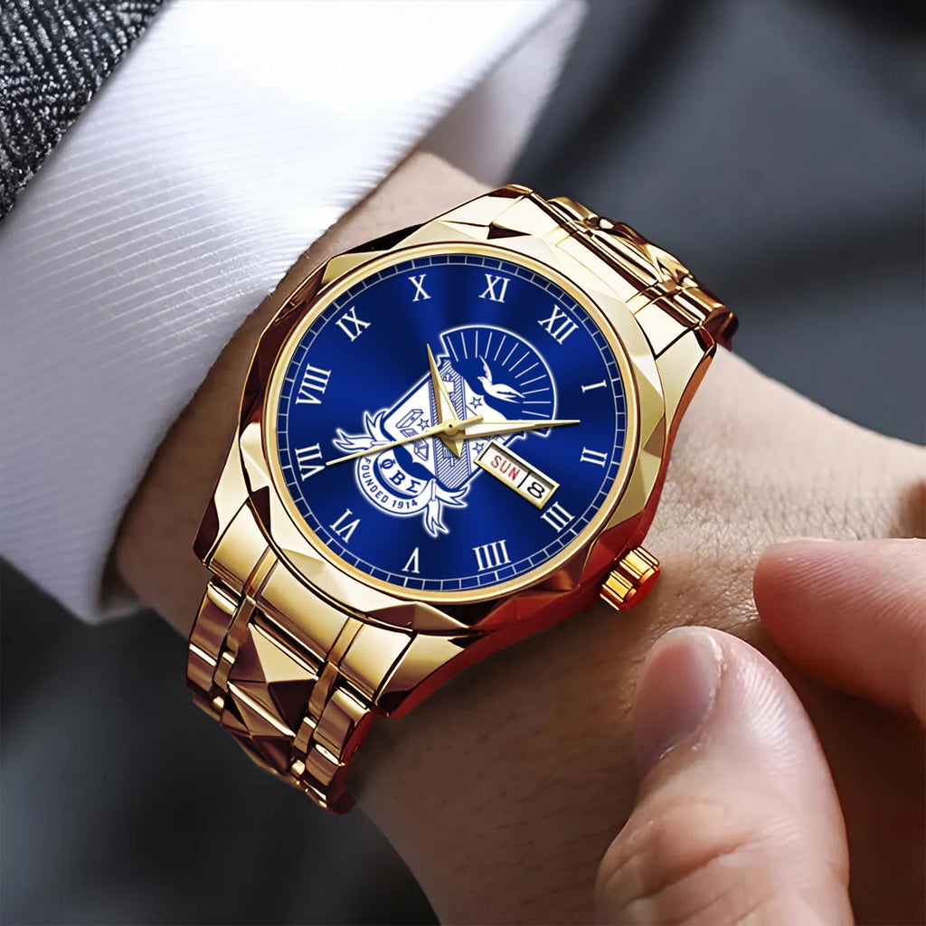 Greeklife Accessories - Phi Beta Sigma Fraternity Alloy Luxury Quartz Watch A31